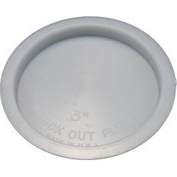 SIOUX CHIEF Sioux Chief 881-3 Knock-Out 1 in. ABS Schedule 40 Pipe and PVC Schedule 40 Pipe Test Plug
