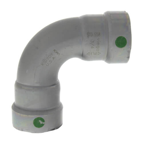 VIEGA Viega 25205 Megapress 90 Elbow Carbon Steel 3/4 inch