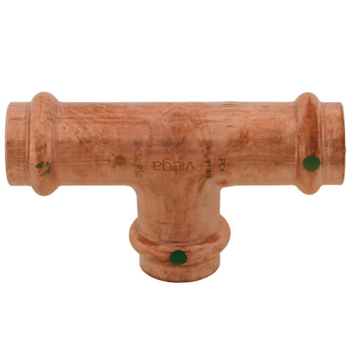 VIEGA Viega 77377 ProPress Tee 1/2 in x 1/2 in x 1/2 in Copper Press x Press x Press