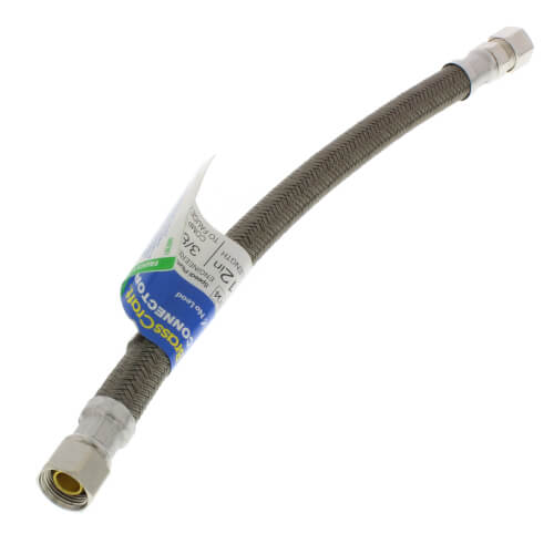 BRASSCRAFT BrassCraft B1-12KCF Speedi Plumb Plus Faucet Connector 12 Inches