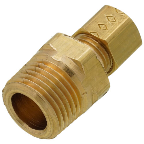 BRASSCRAFT BrassCraft 68-4-6X 1/4 OD by 3/8 Inch Male Reducing Adapter Lead-Free