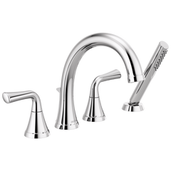DELTA FAUCET Delta Faucet T4733 Kayra Roman Tub Trim with Hand Shower Chrome Trim