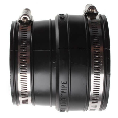FERNCO Fernco 1059-33 Coupling 3 Inch Flexible PVC Socket to Cast Iron