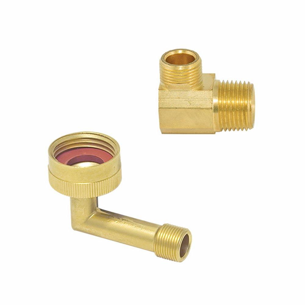 EZ-FLO EZ-FLO 41045 3/8 in. 6 ft. Braided Stainless Steel Dishwasher Connector with 2 Brass Elbows