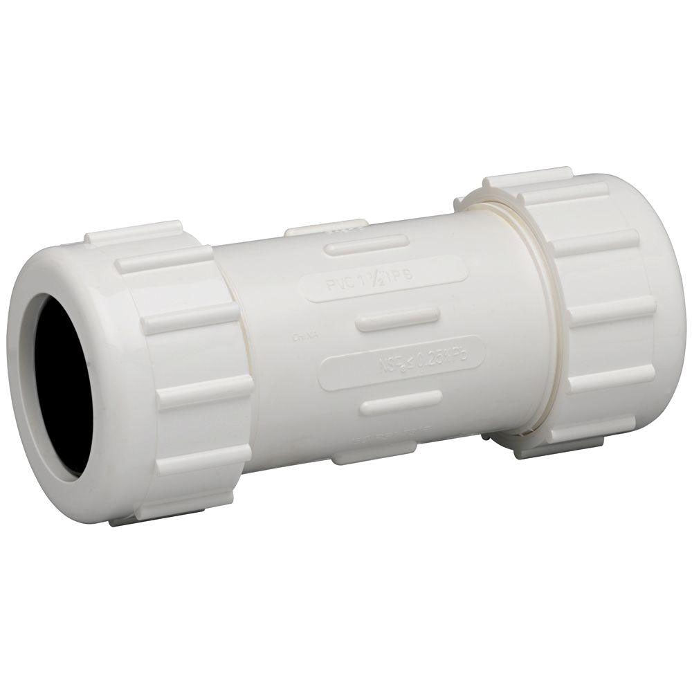 JONES STEPHENS Jones Stephens C12075 3/4 IPS PVC Comp Coupling