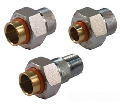 JOMAR Jomar 701-107G Lead Free Brass Solder x Galvanized FIP 1-1/2 in 250 PSI