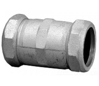 JONES STEPHENS Jones Stephens C11150 1-1/2 IPS Galvanized Malleable Iron Long Pattern Compression Coupling