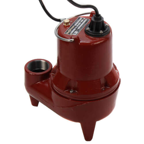 LIBERTY PUMPS Liberty Pumps LE41A-2 Automatic Submersible Sewage Pump 4/10HP 115V 25ft Cord 2 Discharge
