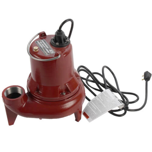 LIBERTY PUMPS Liberty Pumps LE51M-2 1/2 HP Manual Sewage Pump 115V 25 ft Cord
