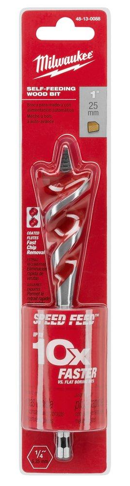 MILWAUKEE Milwaukee 48-13-0088 Speed Feed 1 x 6 Inch Self-Feeding Wood Bit