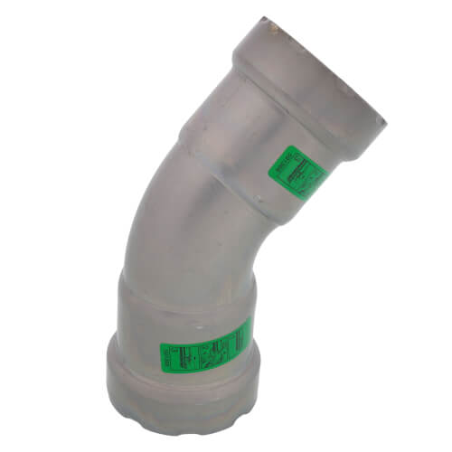 VIEGA Viega 25245 MegaPress Carbon Steel 45-Degree Elbow 1-1/4 Inch
