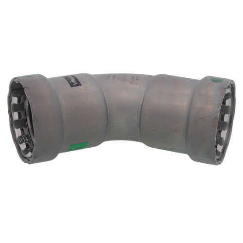 VIEGA Viega 25245 MegaPress Carbon Steel 45-Degree Elbow 1-1/4 Inch