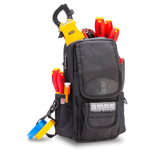 VETO PRO PAC Veto Pro Pac VPP10090 MB2 Blackout Tall Meter/Tool Pouch 8 x 3-1/2 x 13