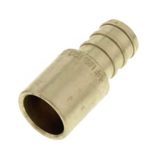 VIEGA Viega 46633 Adapter 1/2 Inch Crimp x Fitting Brass Domestic 1.33 Inches