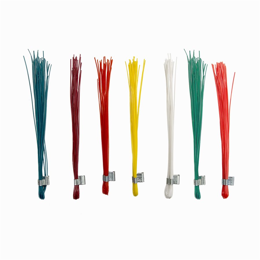 BON Bon 84-886 Wire Whiskers 6 Inch Fluorescent Orange 500/PKG
