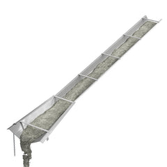 Bon Pro Plus 12-815 Aluminum Flared End Concrete Chute - 16'