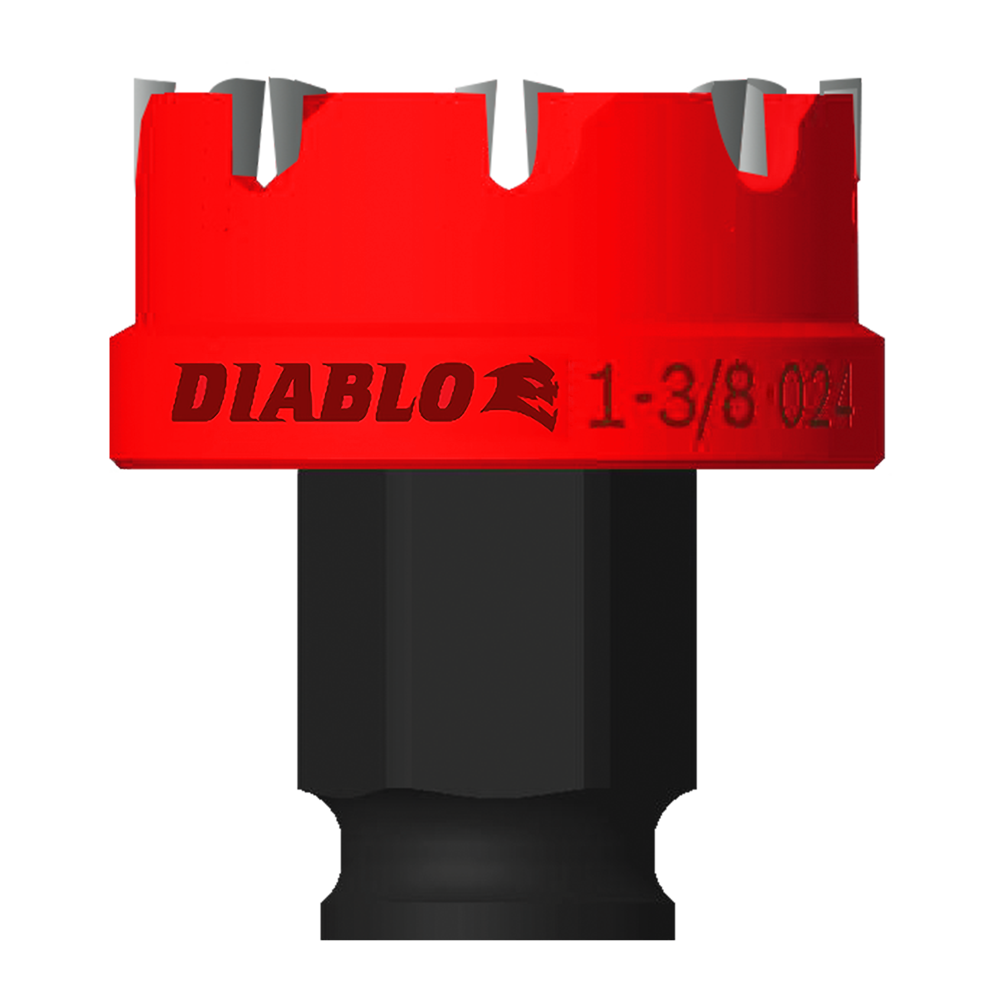 DIABLO Diablo DHS1375CF Steel Demon 1-3/8 inch Carbide Teeth Hole Cutter Snap-Lock Plus Mandrel System