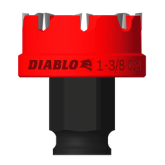 DIABLO Diablo DHS1375CF Steel Demon 1-3/8 inch Carbide Teeth Hole Cutter Snap-Lock Plus Mandrel System