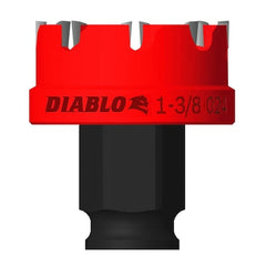 DIABLO Diablo DHS1375CF Steel Demon 1-3/8 inch Carbide Teeth Hole Cutter Snap-Lock Plus Mandrel System