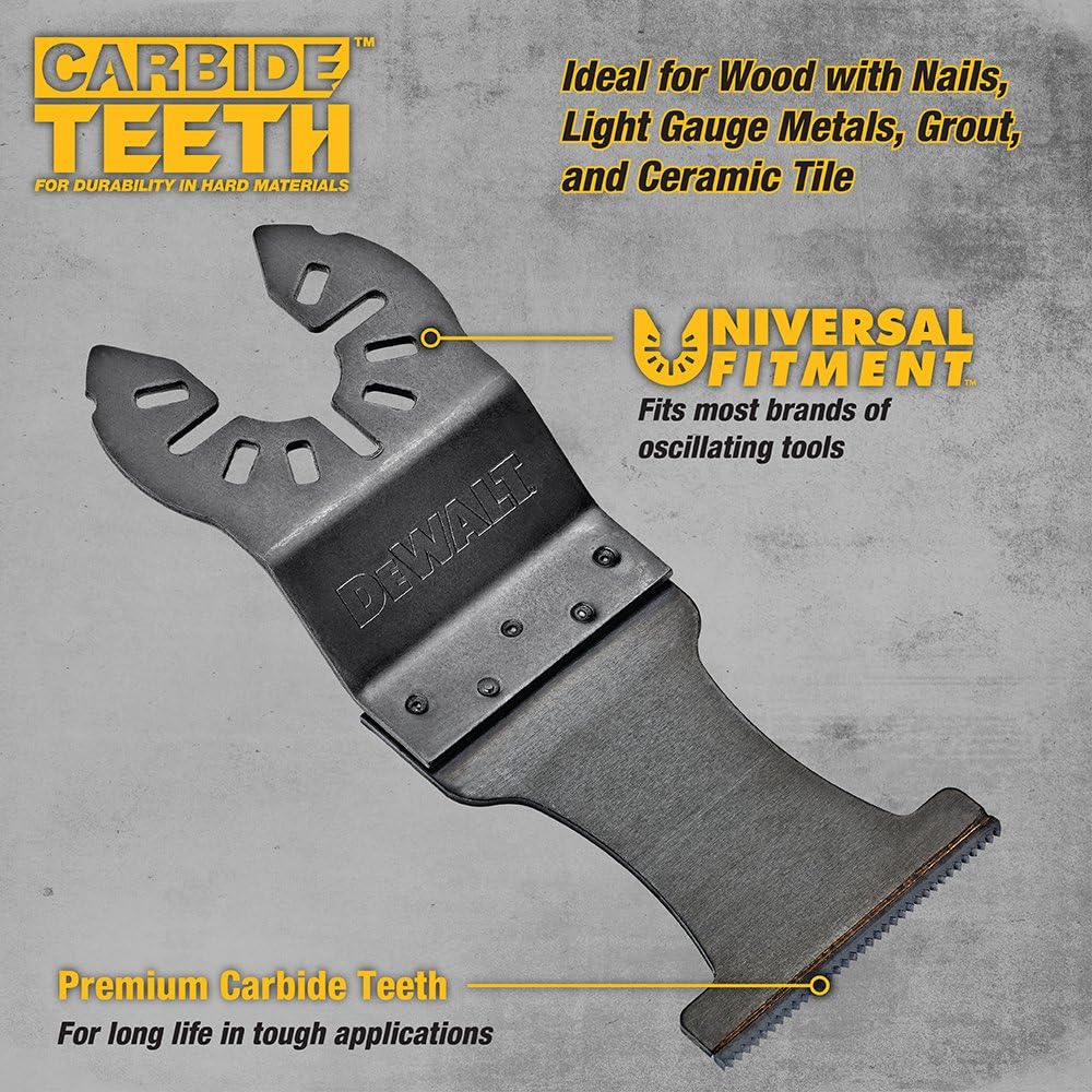 DEWALT DeWalt DWA4250 Carbide Oscillating Blade 1-3/8 Inch
