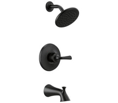 DELTA FAUCET Delta Faucet T14433-BL Kayra Tub/Shower Set Trim Only Matte Black