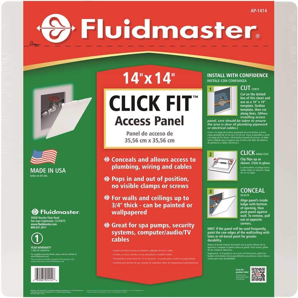 FLUIDMASTER Fluidmaster AP-1414 Click Fit Access Panel 14 x 14 inch
