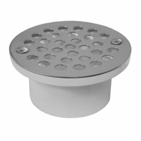 JONES STEPHENS Jones Stephens D54001 Multi Purpose PVC Drain 2 Inch x 3 Inch with Stainless Steel Strainer