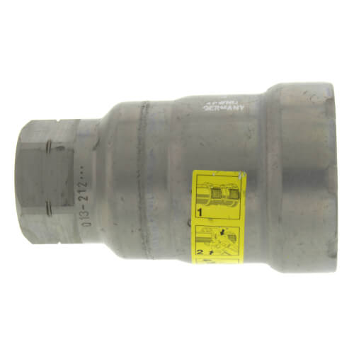 VIEGA Viega 25581 MegaPressG Adapter Carbon Steel 1 x 1/2 Press x Female