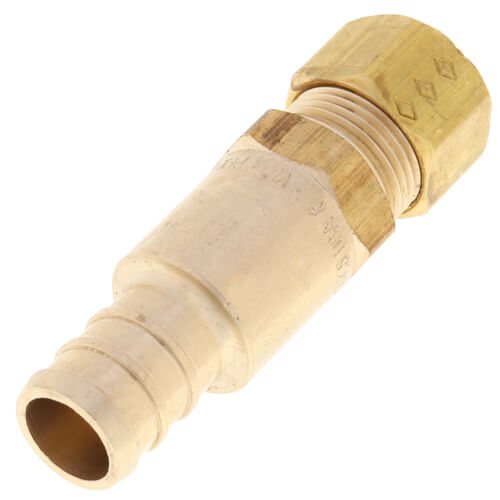 VIEGA Viega 46331 Adapter 1/2 x 1/4 in Crimp x CTS Brass Domestic