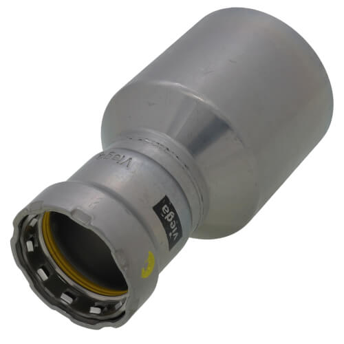 VIEGA Viega 26036 MegaPressG Reducer 2 inch x 1 inch FTG x Press Carbon Steel