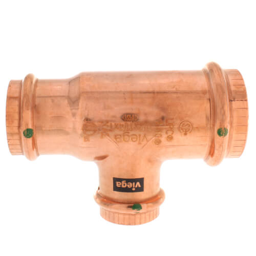 VIEGA Viega 15453 ProPress Copper Tee 1-1/2 x 1-1/4 x 1 Inch