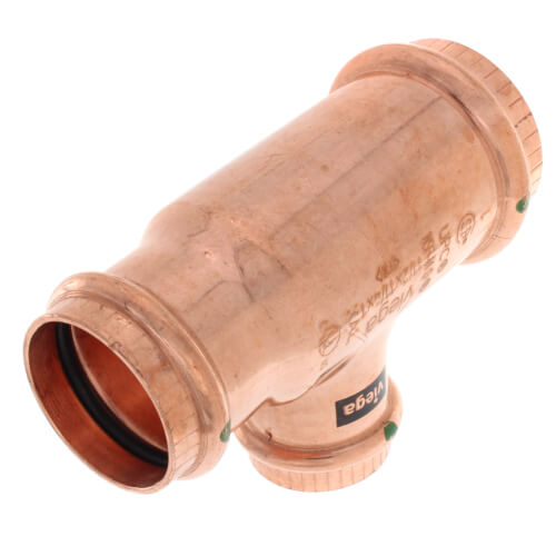 VIEGA Viega 15453 ProPress Copper Tee 1-1/2 x 1-1/4 x 1 Inch