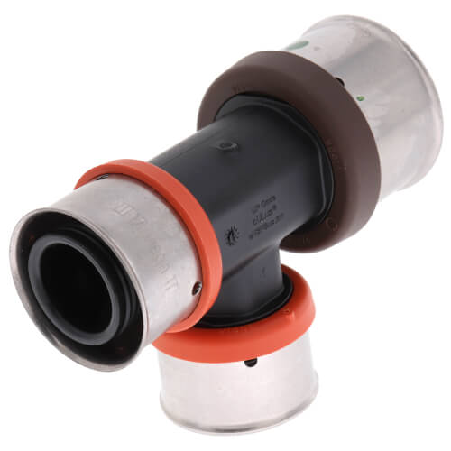 VIEGA Viega 49755 PureFlow 1-1/4 in. Press x 1 in. Press x 1 in. Press Polymer Reducing Tee