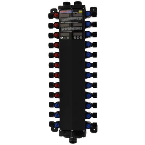 VIEGA Viega 49620 ManaBloc 160 Psi 1/2 Inch Crimp 24 Outlets Plastic Distribution Manifold Black