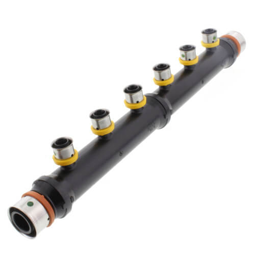 VIEGA Viega 49256 Pureflow Press Manifold 1 x 1/2 inch 6 Outlets
