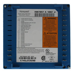 HONEYWELL Honeywell RM7897A1002 On-Off Primary Control with Pre & Programmable Post Purge, Shutter Drive