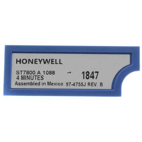 HONEYWELL Honeywell ST7800A1088 Purge Timer 4 Minutes