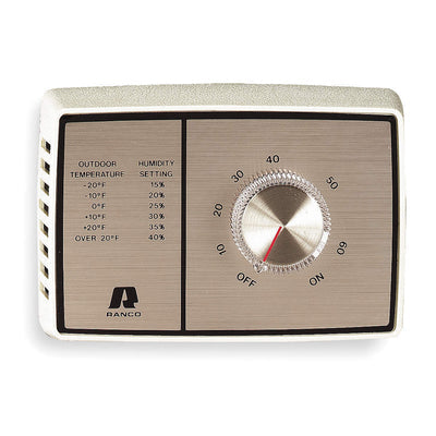 ROBERTSHAW Robertshaw J10-808 24V SPST Wall/Duct Mount Humidistat 10-60% Humidity