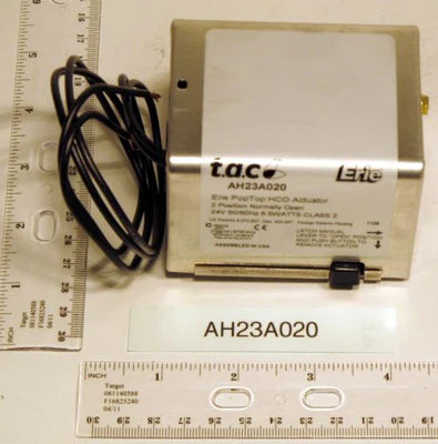 SCHNEIDER ELECTRIC Erie AH23A020 24V Normally Open PopTop Actuator w/ 18 Leads