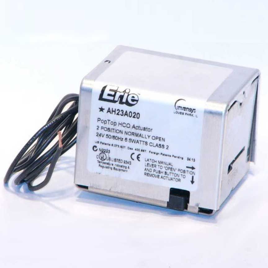 SCHNEIDER ELECTRIC Erie AH23A020 24V Normally Open PopTop Actuator w/ 18 Leads