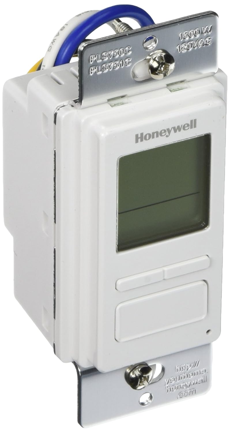 RESIDEO Honeywell PLS750C1000 Timer Switch with Sunrise Sunset Single or 3 Way