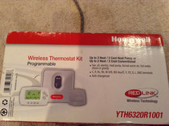HONEYWELL Honeywell YTH6320R1001 Wireless Focuspro Thermostat Kit Programmable Redlink Enabled White