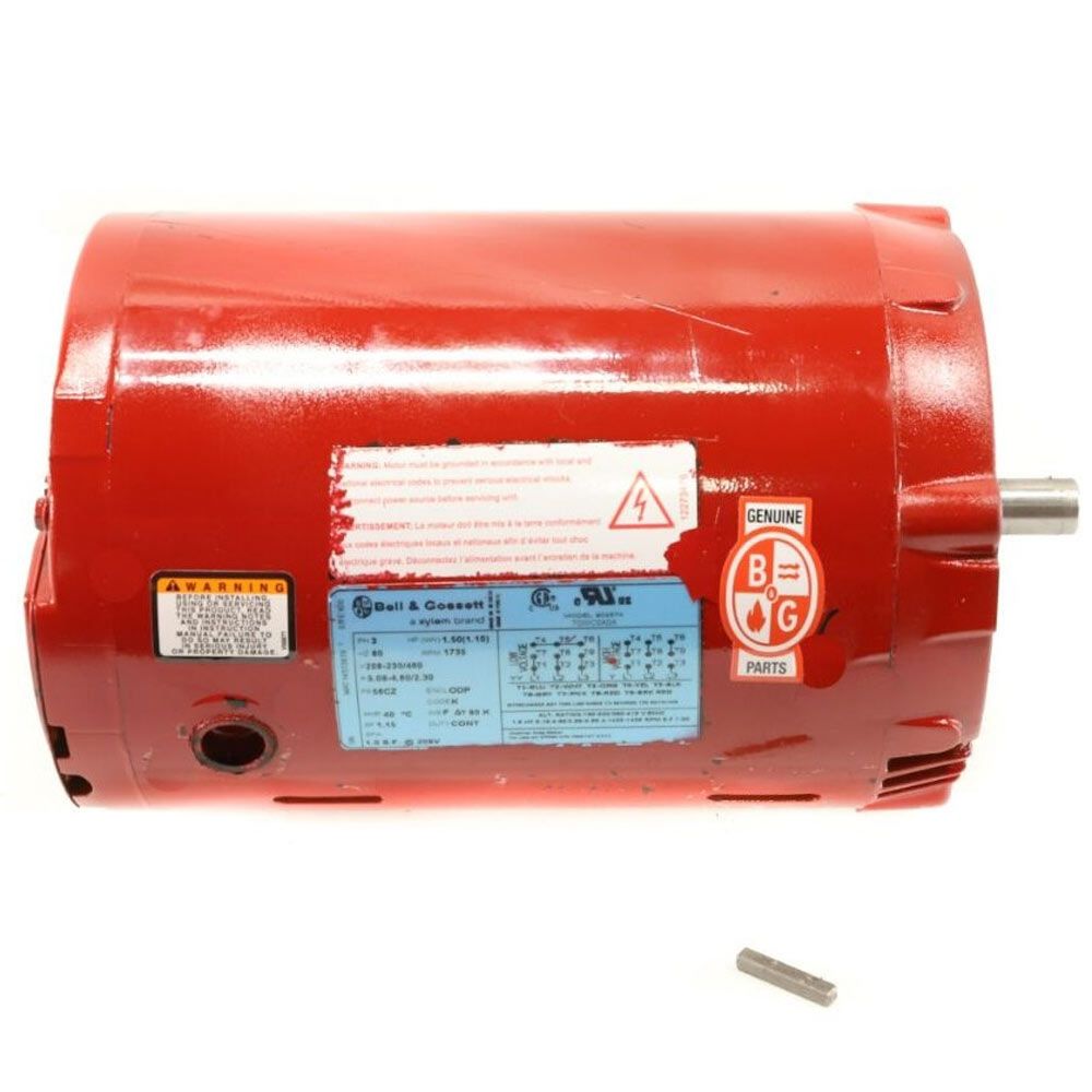 BELL & GOSSETT Bell & Gossett 169237 Motor 1-1/2 HP 1725 RPM 208-230/460V