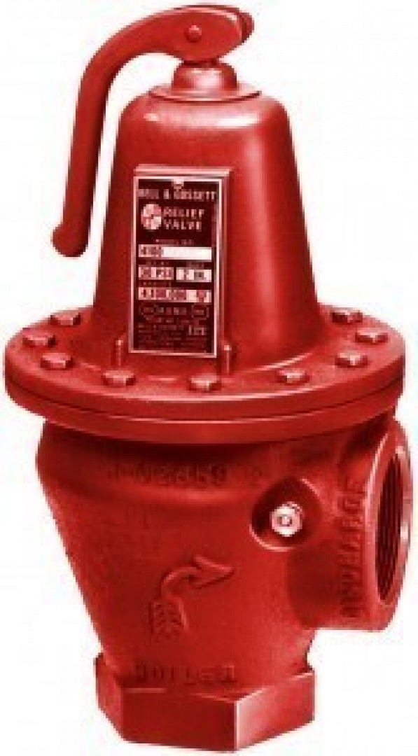 BELL & GOSSETT Bell & Gossett 110081 1.5 Relief Valve 45# 4500000 BTU