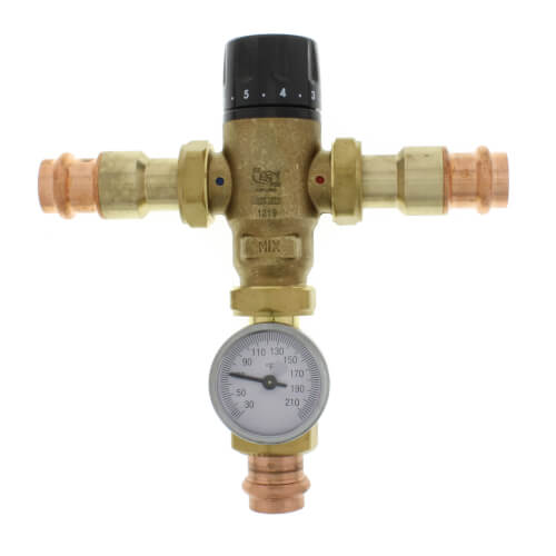 CALEFFI Caleffi 521516AC 3/4 Press Thermostatic Mixing Valve