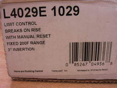 HONEYWELL Honeywell L4029E1029 High Limit Controller 200F