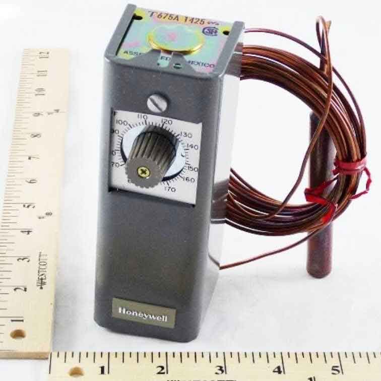 HONEYWELL Honeywell T675A1425 Remote Bulb Controller 55-175F 20 ft Capillary SPDT