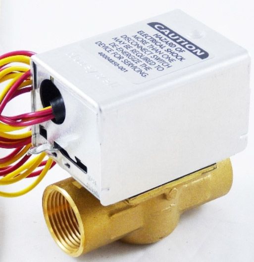 HONEYWELL Honeywell V8043E1137 24V Zone Valve 1 NPT Auxiliary Switch