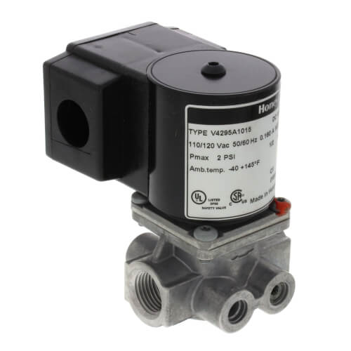 HONEYWELL Honeywell V4295A1015 Solenoid Gas Valve 120V 2 PSI 1/2 N/C