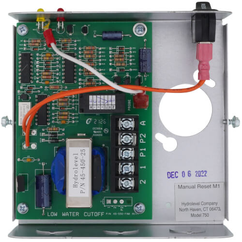 HYDROLEVEL Hydrolevel 45-750 Safgard Low Water Cut Off with Manual Reset 120V